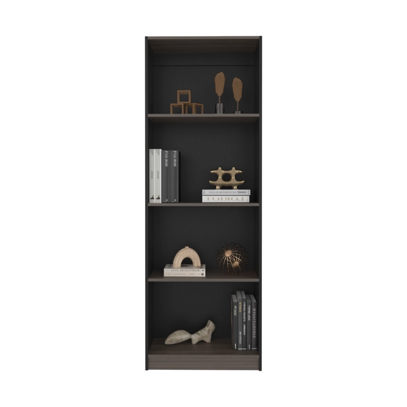 ESTANTE ORGANIZADOR 3 NIVELES NEGRO Y CAFE  180,6X62,8X29,9 CM - 4