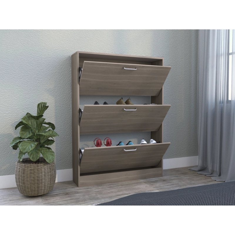 MUEBLE ZAPATERO 128,7X94,2X24 CM BEIGE - 7