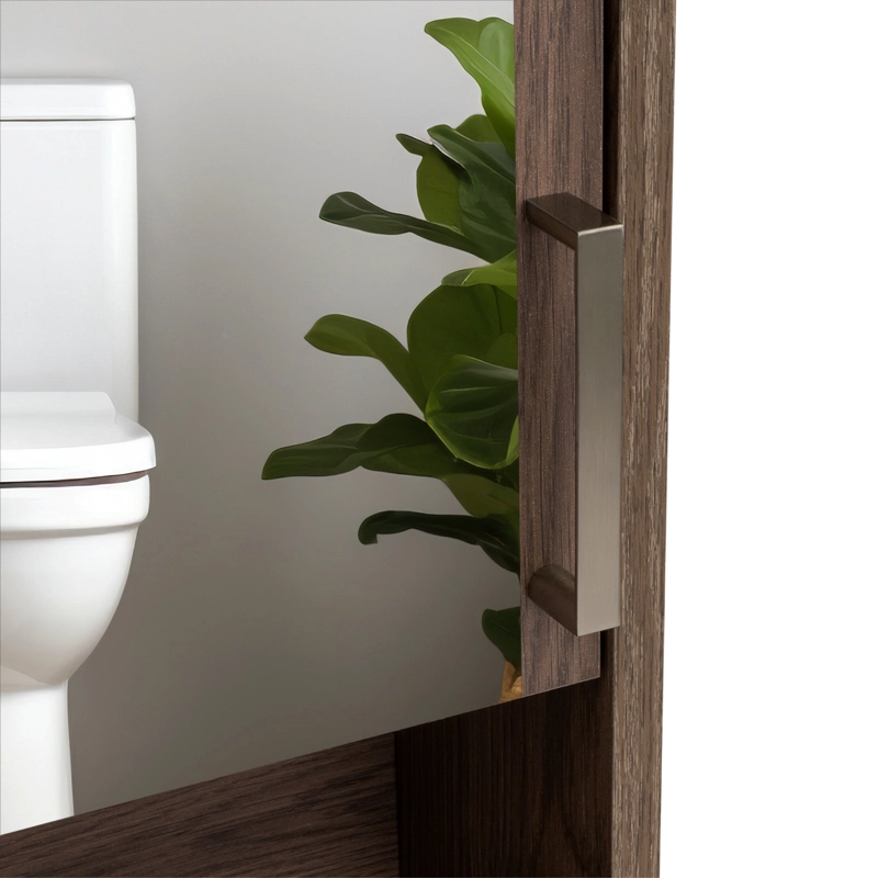 BOTIQUIN 1 PUERTA 60X46,5X13,6 CM CAFE  OSCURO - 8