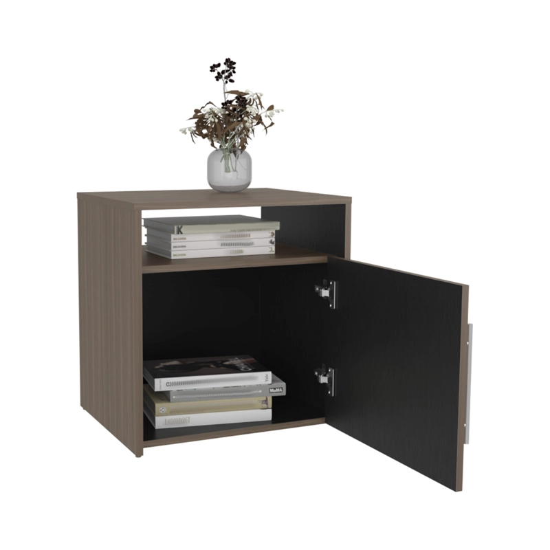 VELADOR CON 1 PUERTA 54,1X52X42,3 CM CAFE  Y NEGRO - 3