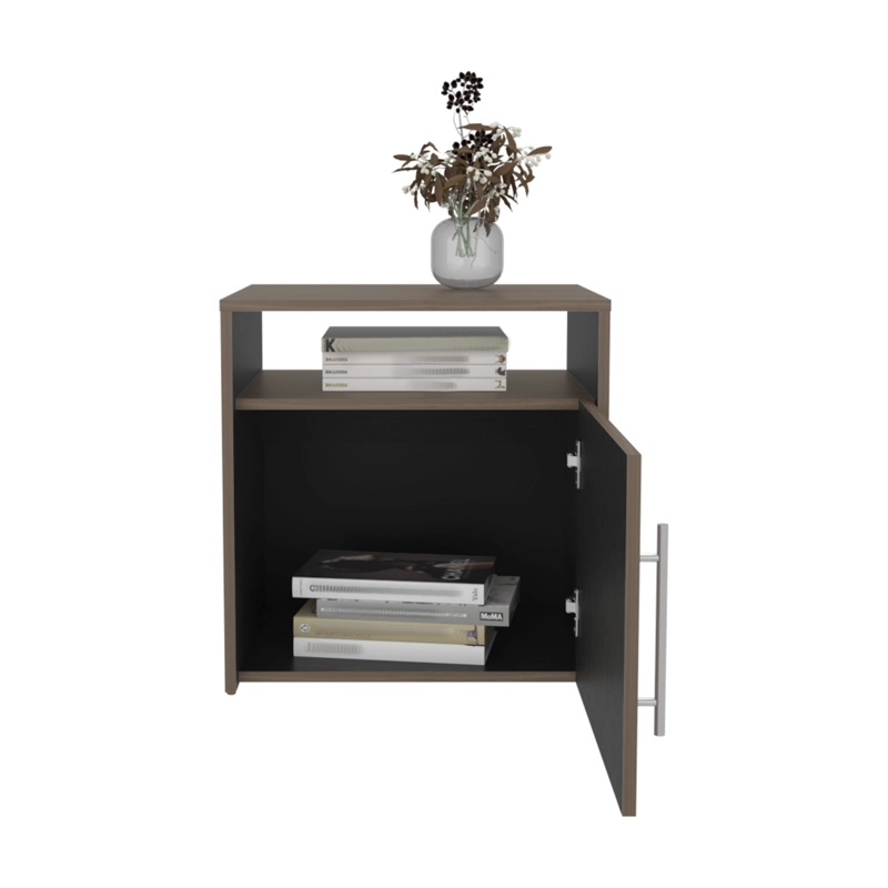VELADOR CON 1 PUERTA 54,1X52X42,3 CM CAFE  Y NEGRO - 4