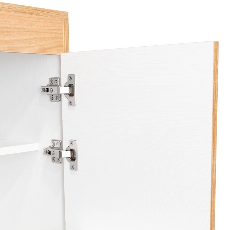 MUEBLE DESPENSA DE COCINA 2 PUERTAS 160,7X70X36,3 CM CAFE  CLARO - 10