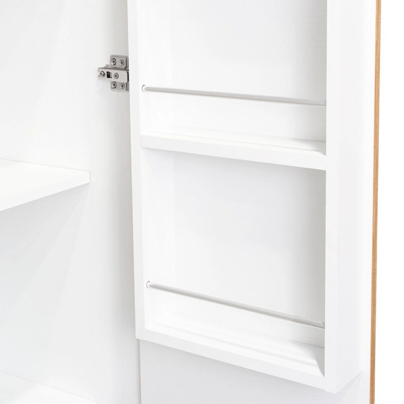 MUEBLE DESPENSA DE COCINA 2 PUERTAS 160,7X70X36,3 CM CAFE  CLARO - 11