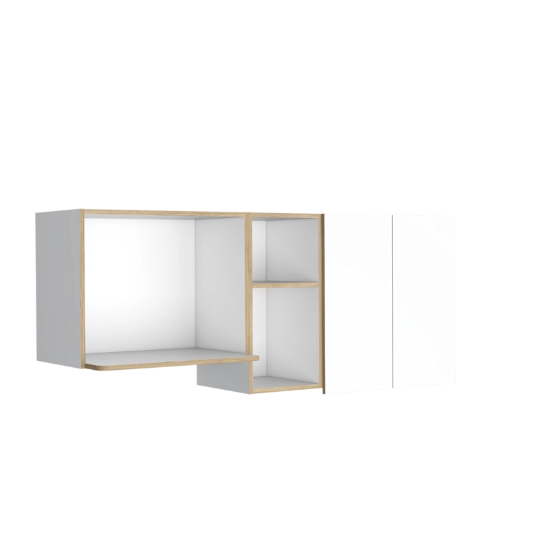 MUEBLE SUPERIOR DE COCINA 62X150X34,5 CM CAFE  CLARO - 1