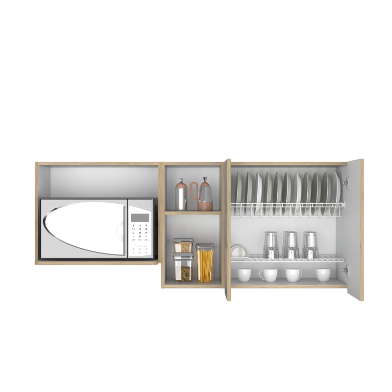 MUEBLE SUPERIOR DE COCINA 62X150X34,5 CM CAFE  CLARO - 4