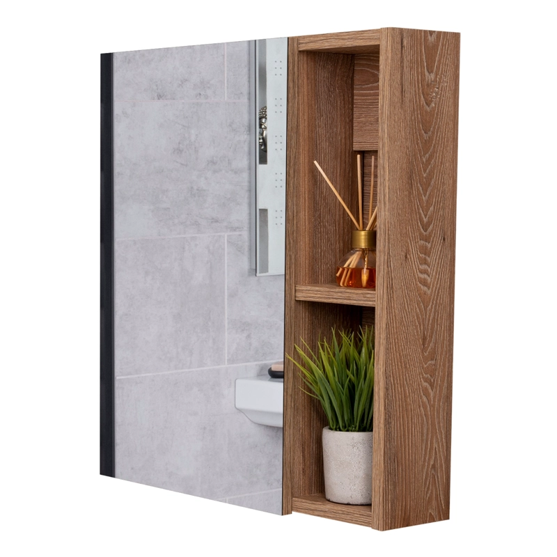 MUEBLE BOTIQUIN 49.7X45X12.5 CM CAFE  CLARO - 6