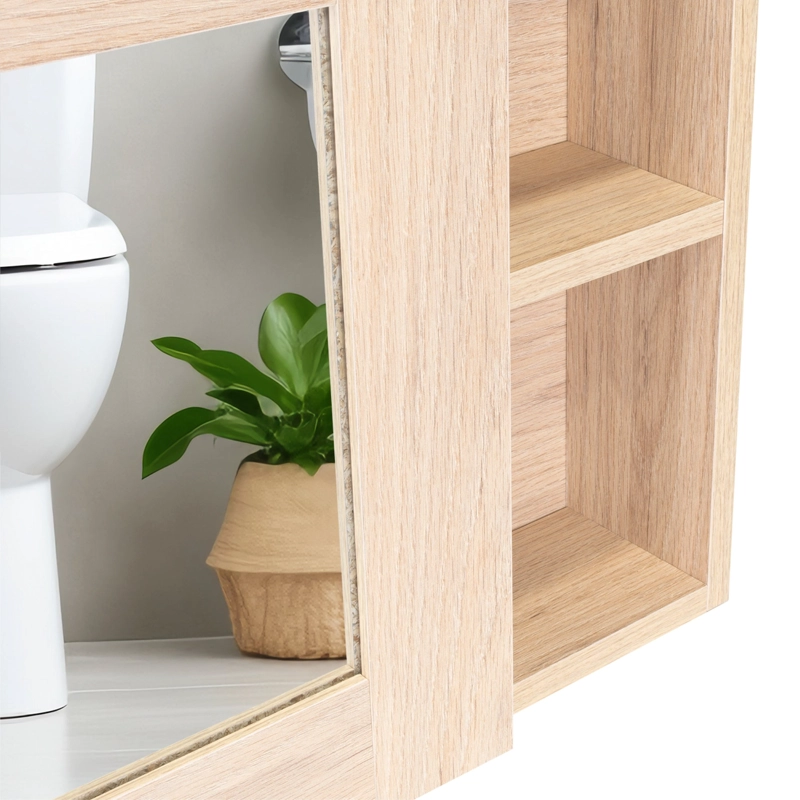 BOTIQUIN 1 PUERTA 40X55X12.1 CM CAFE  CLARO - 11