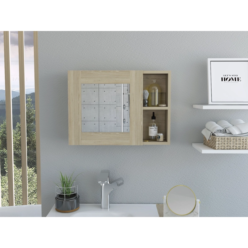 BOTIQUIN 1 PUERTA 40X55X12.1 CM CAFE  CLARO - 12