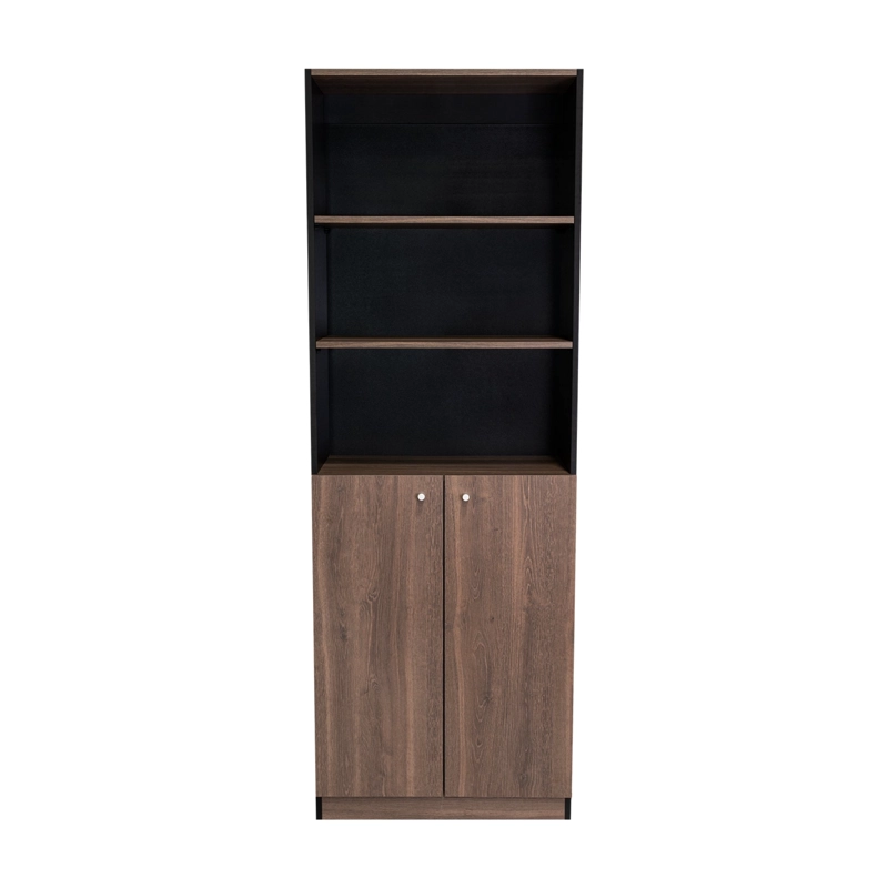 ESTANTE ORGANIZADOR DE LIBROS 2 PUERTAS 180,6X62,8X29,9 CM - 11