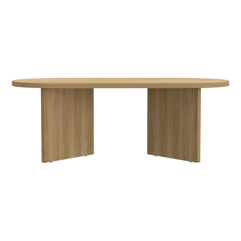 MESA DE CENTRO MODERNA FM 42,2X120,2X52,7 CM CAFE  CLARO - 2
