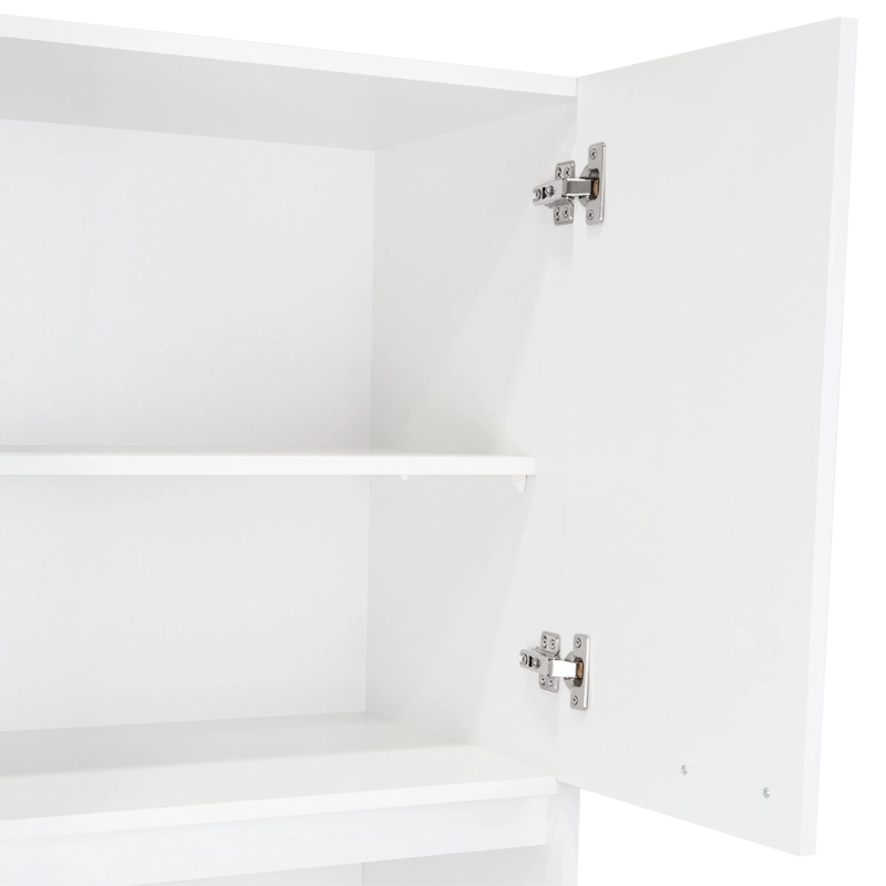 MUEBLE MICROONDAS FM 4 PUERTAS 196X62X39,5 CM BLANCO - 9