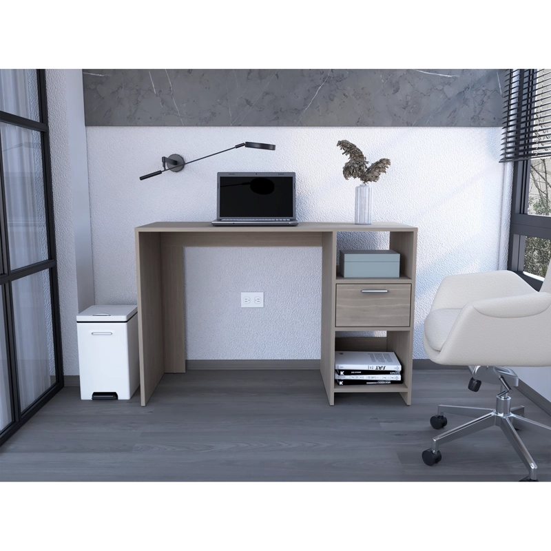ESCRITORIO FM CON 1 CAJON 73X110X43,3 CM BEIGE - 6