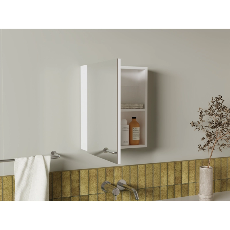 BOTIQUIN DE BAÑO 1 PUERTA 50X40X12 CM BLANCO - 11
