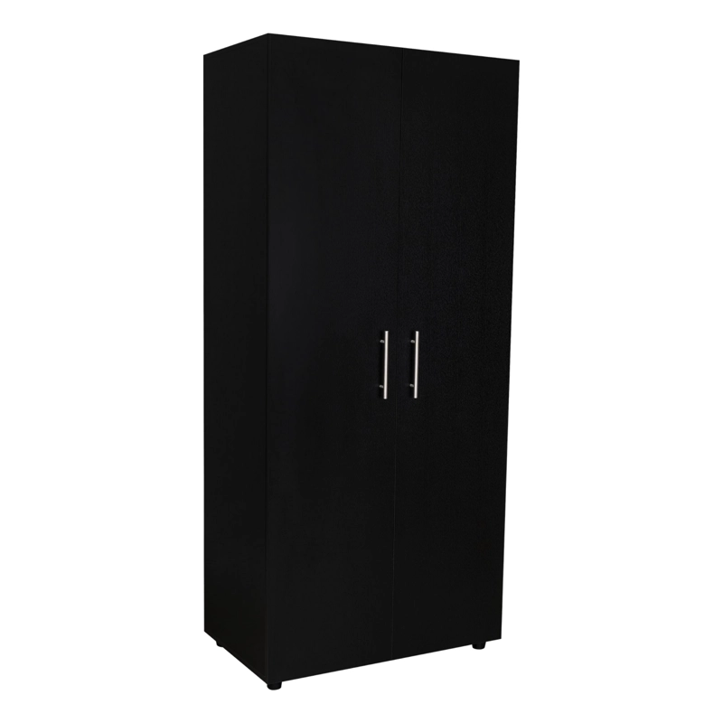 CLOSET 2 PUERTAS FM MELMAINA 180X80X48 CM NEGRO - 1