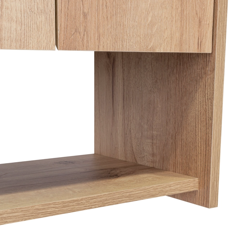 BOTIQUIN 2 PUERTAS 60X45X25 CM CAFE  CLARO Y GRIS - 10
