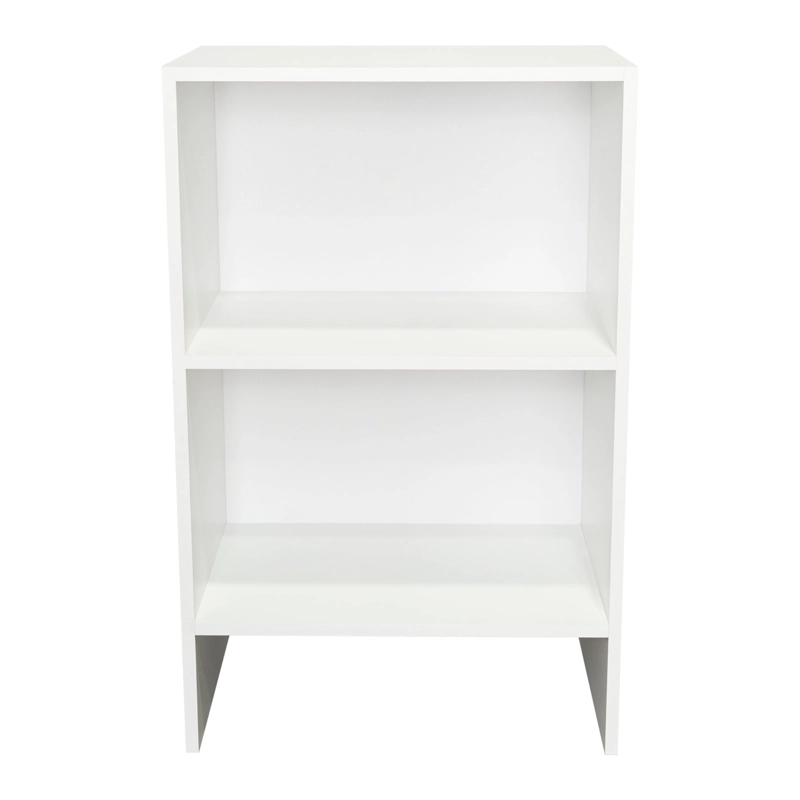 LIBRERO BAJO FM 2 REPISAS 80X50X30,3 CM BLANCO - 2