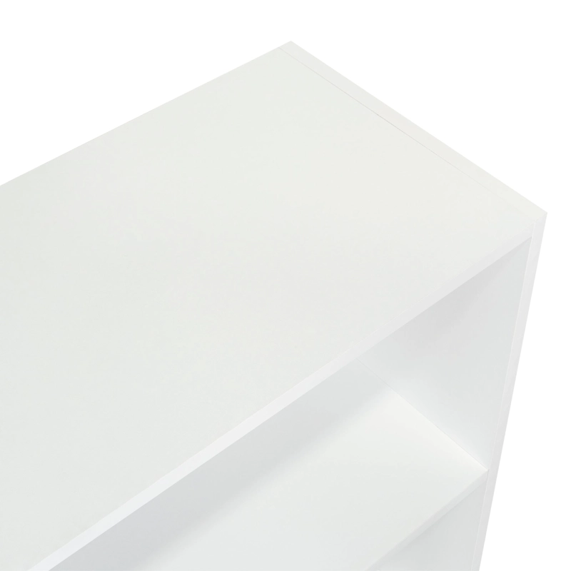 LIBRERO BAJO FM 2 REPISAS 80X50X30,3 CM BLANCO - 5