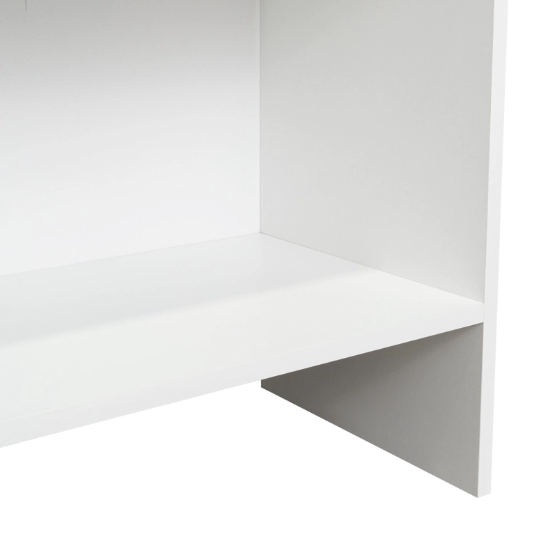LIBRERO BAJO FM 2 REPISAS 80X50X30,3 CM BLANCO - 6