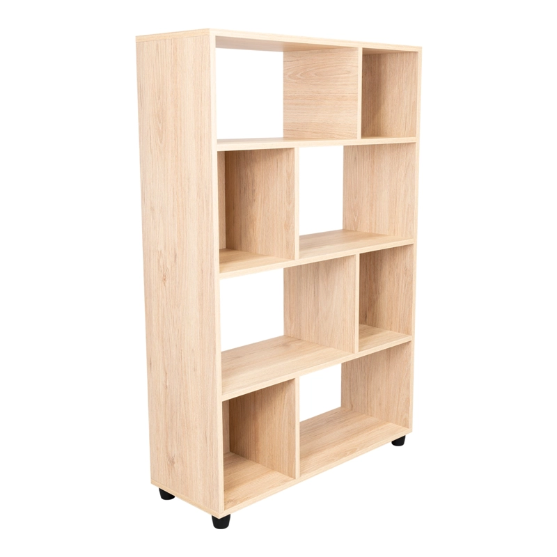 MUEBLE BIBLIOTECA ORGANIZADORA 80,1X122,2X28,8 CM CAFE  CLARO - 1