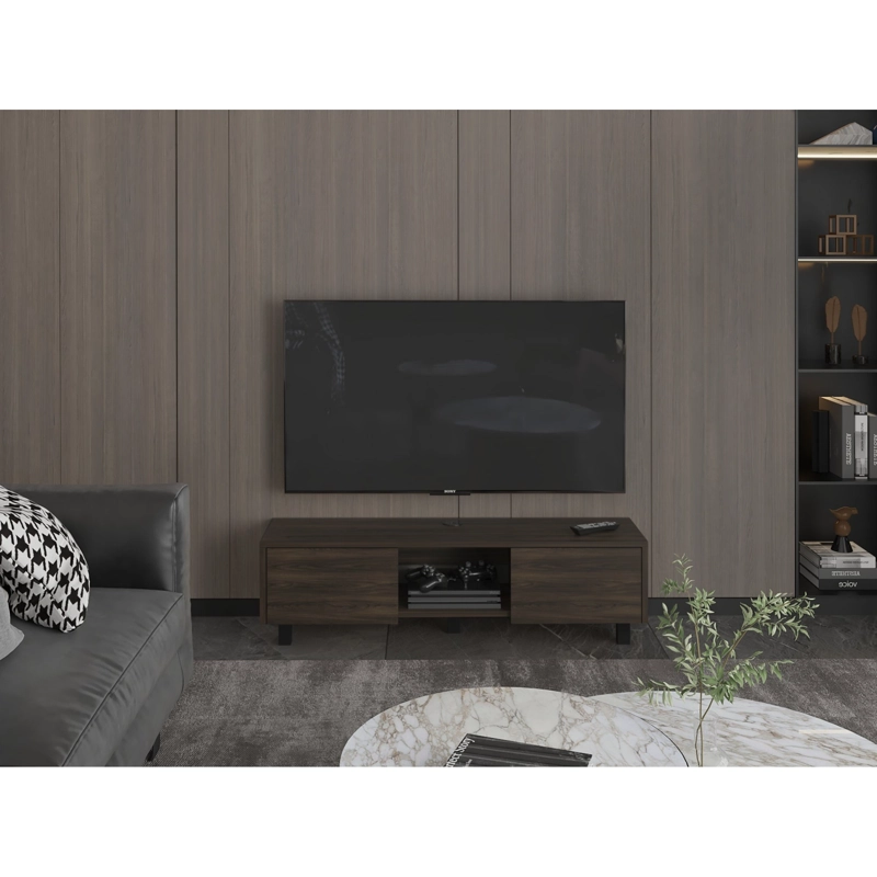 MUEBLE PARA TV 65' FM 26,8X125,1X29,7 CM CAFE  CLARO - 7