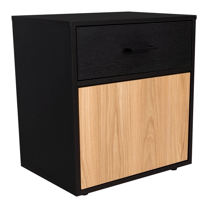 VELADOR 1 PUERTA 45 X 55 X 40,3 CM CAFE  CLARO Y NEGRO - 2