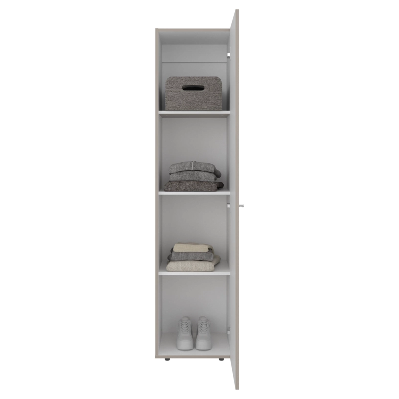 CLOSET 1 PUERTA ABATIBLE 170 X 40 X 40,2 CM GRIS - 1
