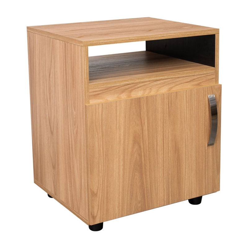 VELADOR 1 PUERTA 45 X 55 X 40,3 CM CAFE  CLARO Y NEGRO - 2