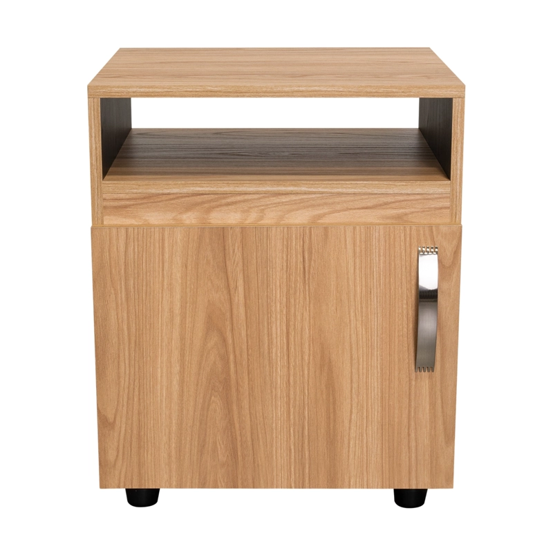 VELADOR 1 PUERTA 45 X 55 X 40,3 CM CAFE  CLARO Y NEGRO - 3