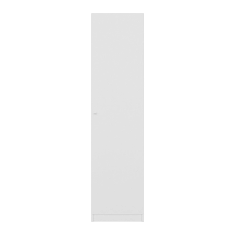 ESTANTE 1 PUERTA 5 ESPACIOS 4 REPISAS 180,6X45X31,4 CM BLANCO - 3