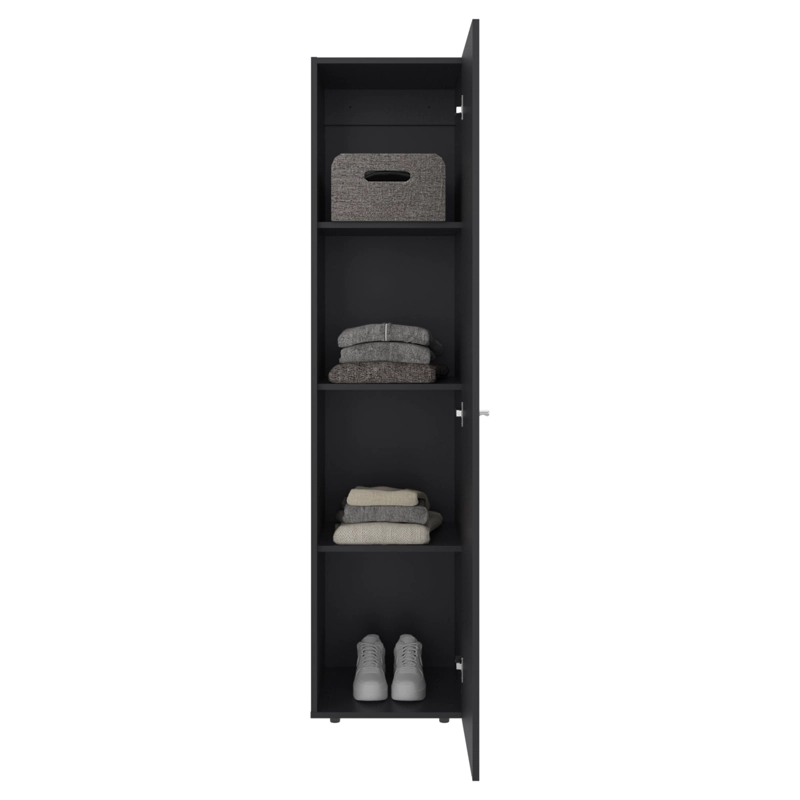 CLOSET 1 PUERTA ABATIBLE 170 X 40 X 40,2 CM NEGRO - 1