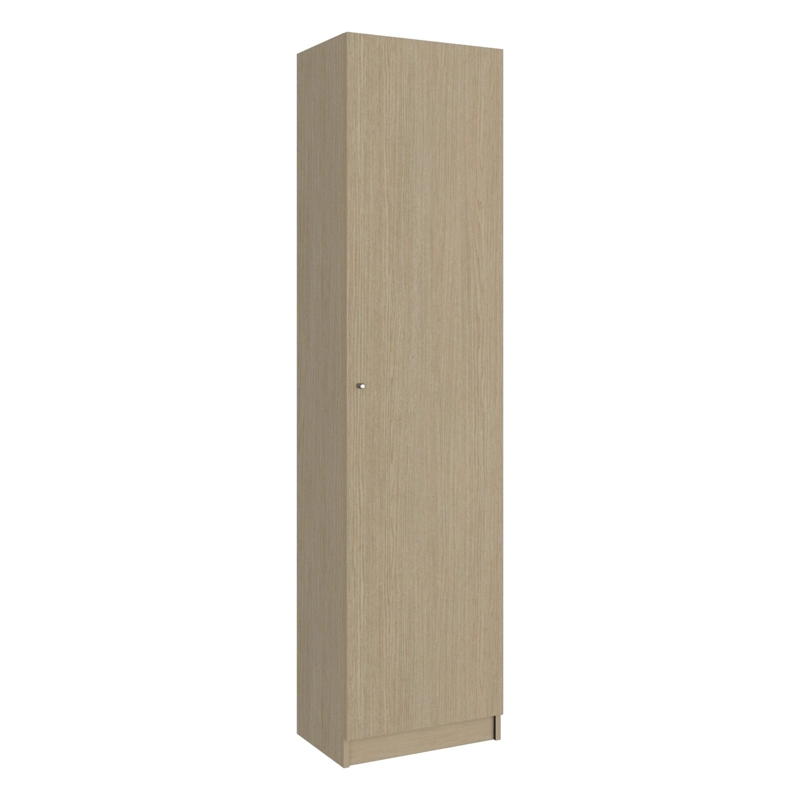 ESTANTE 1 PUERTA 180,6X45X31,4 CM BEIGE Y NEGRO - 2
