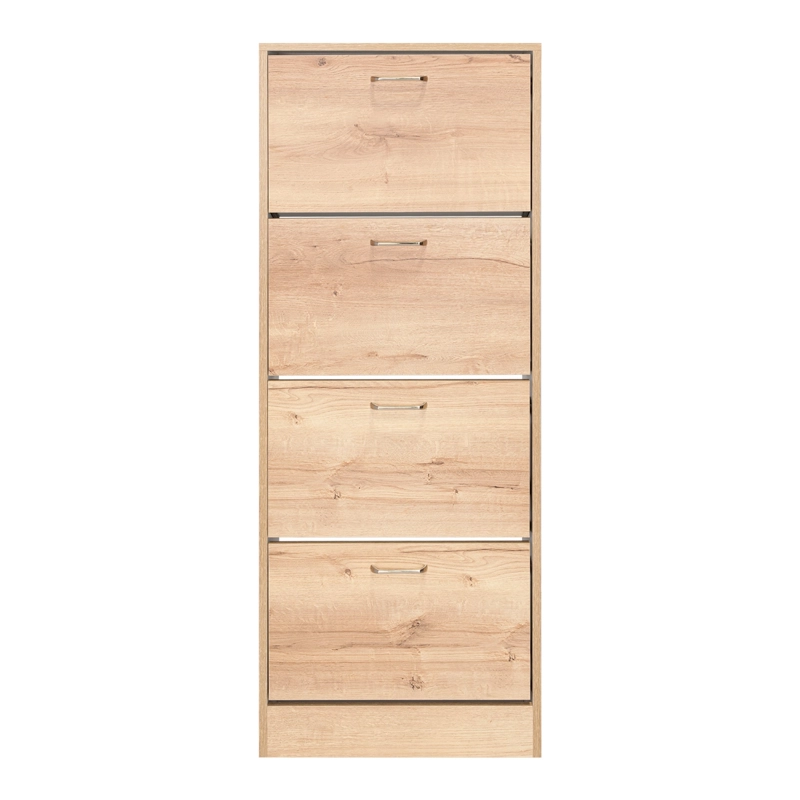 ZAPATERO ORGANIZADOR 140X51X23 CM CAFE  CLARO Y BLANCO - 3