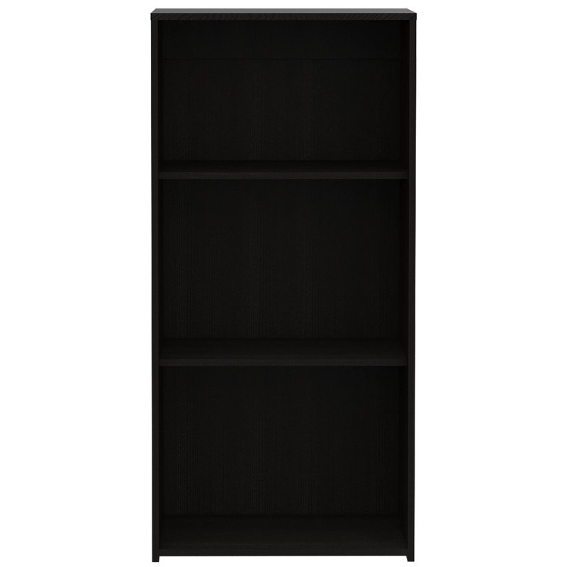 BIBLIOTECA BAJA 2 REPISAS 122 X 58 X 27 CM NEGRO - 3