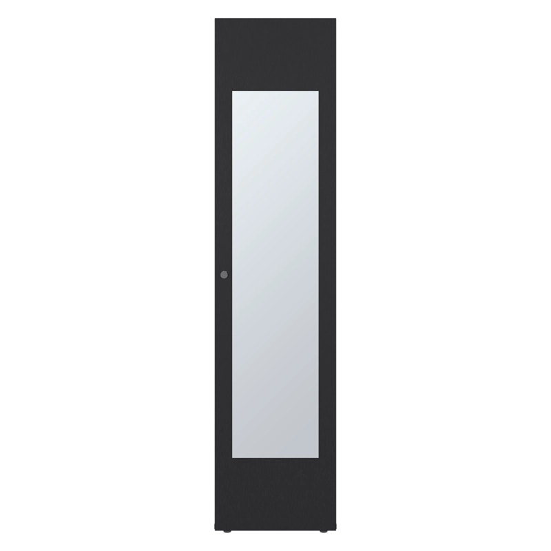 CLOSET 1 PUERTA CON ESPEJO 170 X 40 X 40 CM NEGRO - 3