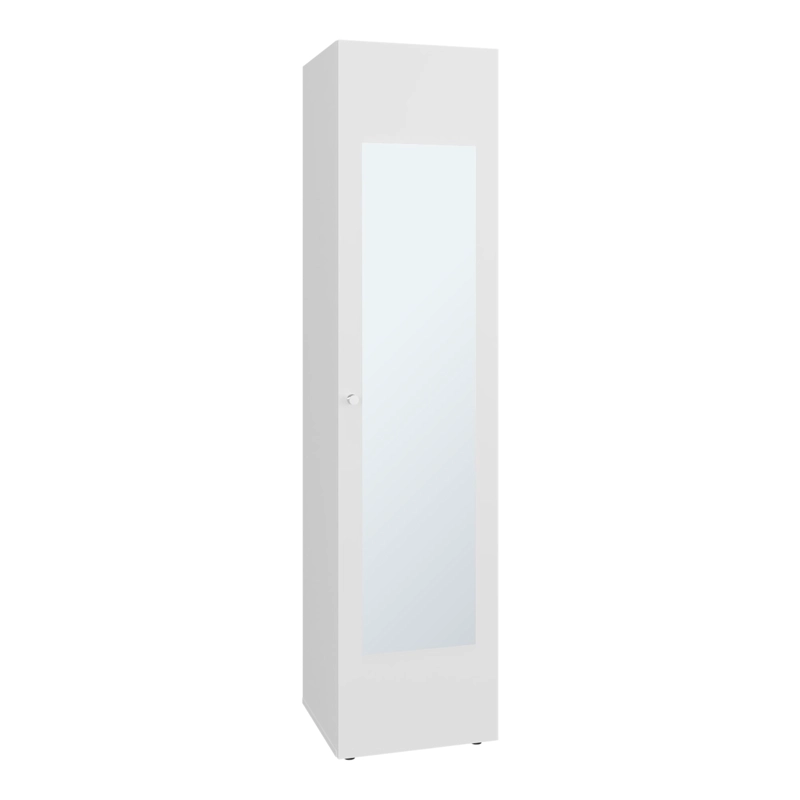 CLOSET 1 PUERTA CON ESPEJO 170,0X40,0X40,2 CM BLANCO - 2