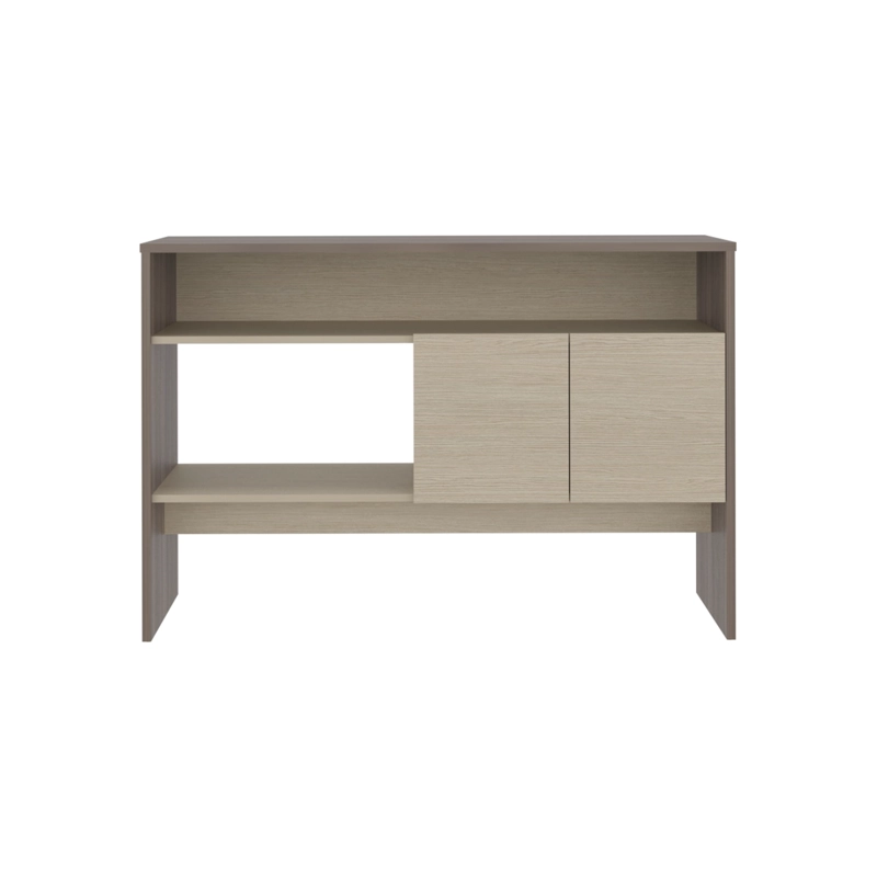 ARRIMO 2 PUERTAS ABATIBLES 80,7 X 120 X 35,6 CM CAFE  Y BEIGE - 3