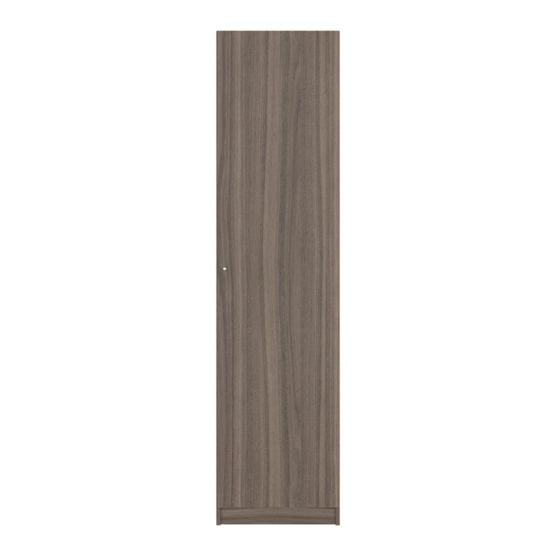 ESTANTE 1 PUERTA 180,6X45X31,4 CM CAFE  OSCURO Y NEGRO - 3