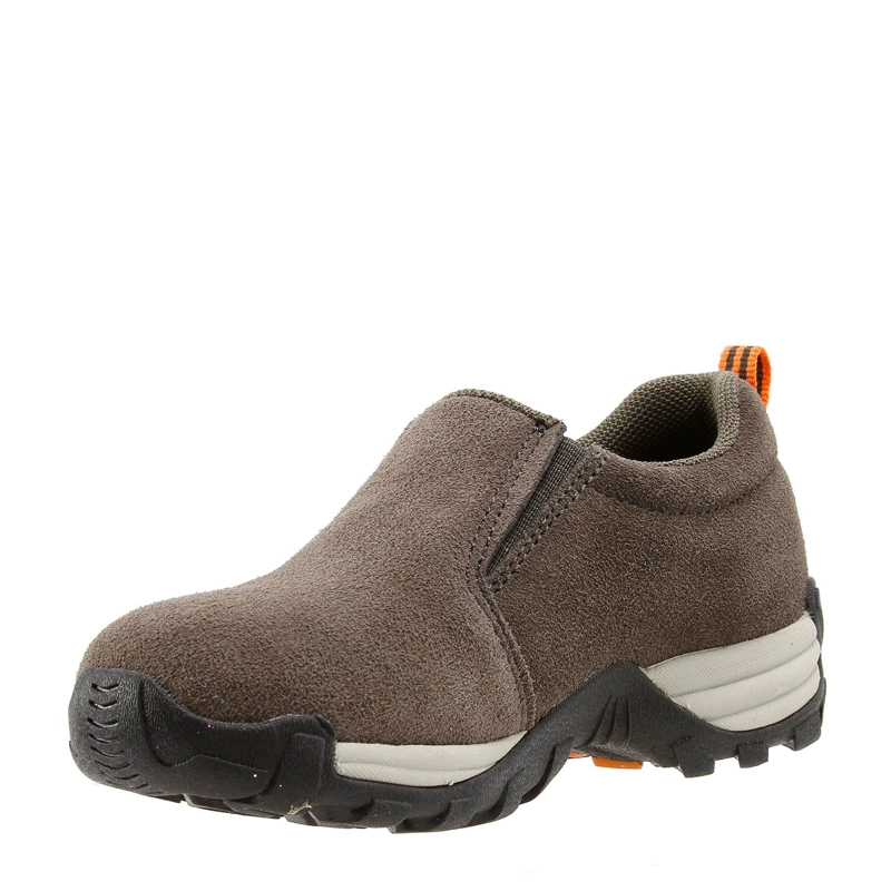 ZAPATO NIÑO SLIP ON CUERO ULISES GRIS - 2