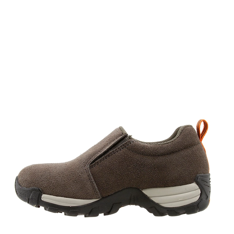ZAPATO NIÑO SLIP ON CUERO ULISES GRIS - 5