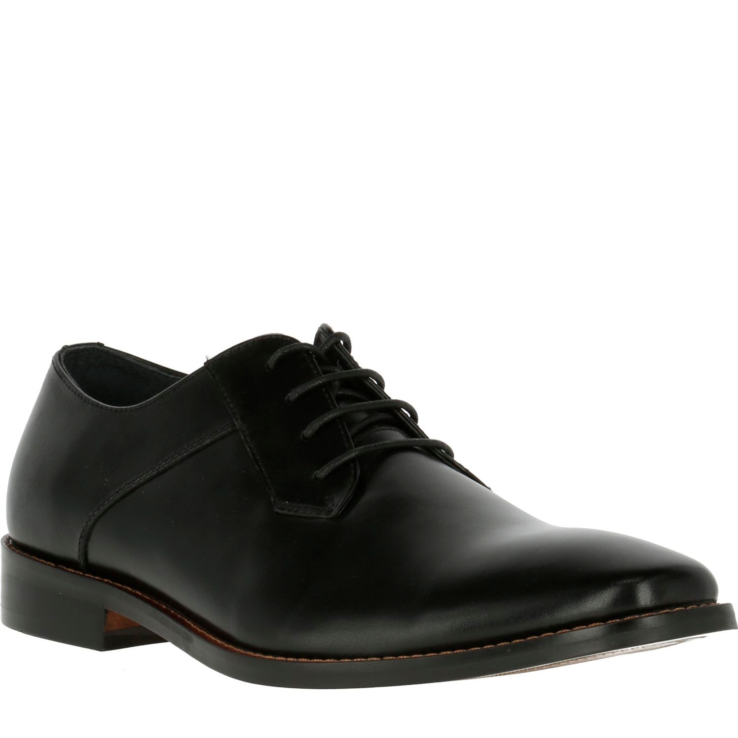 ZAPATO CUERO BLUES EN COLOR NEGRO - 1