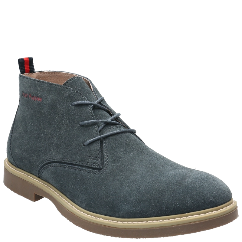 BOTIN CUERO NEW SAFARI AZUL - 1