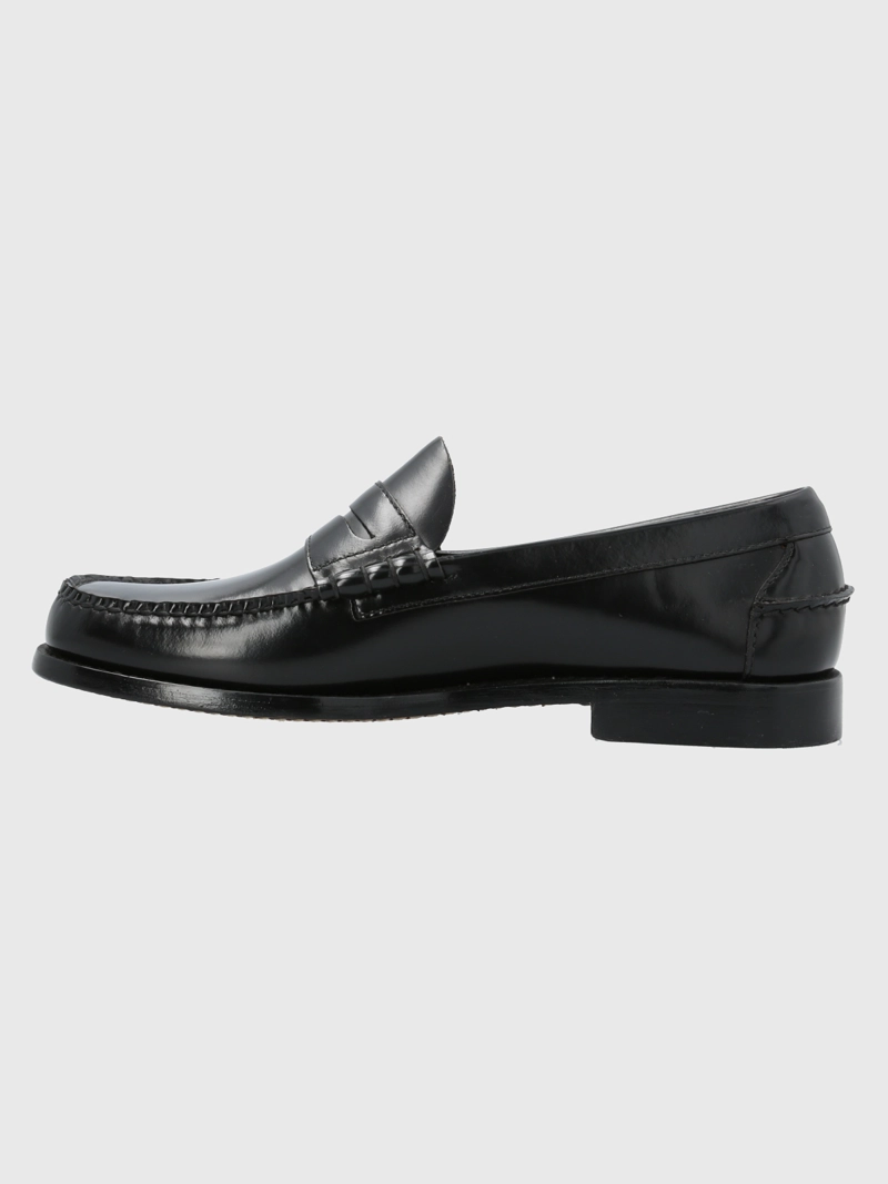 MOCASIN CUERO PRADA EN COLOR NEGRO - 5