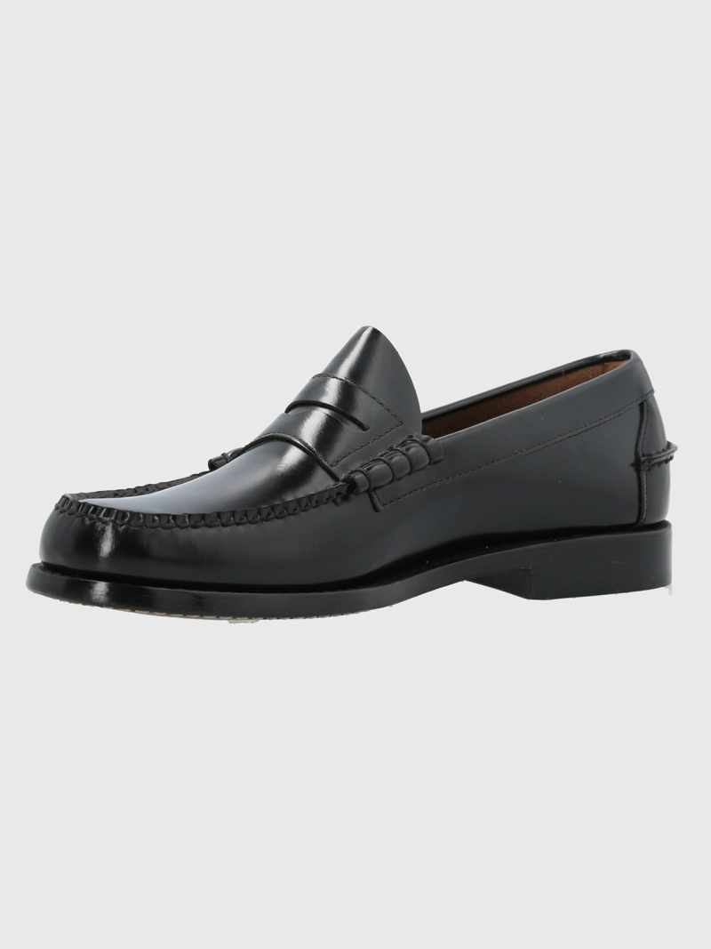 MOCASIN CUERO PRADA EN COLOR NEGRO - 6
