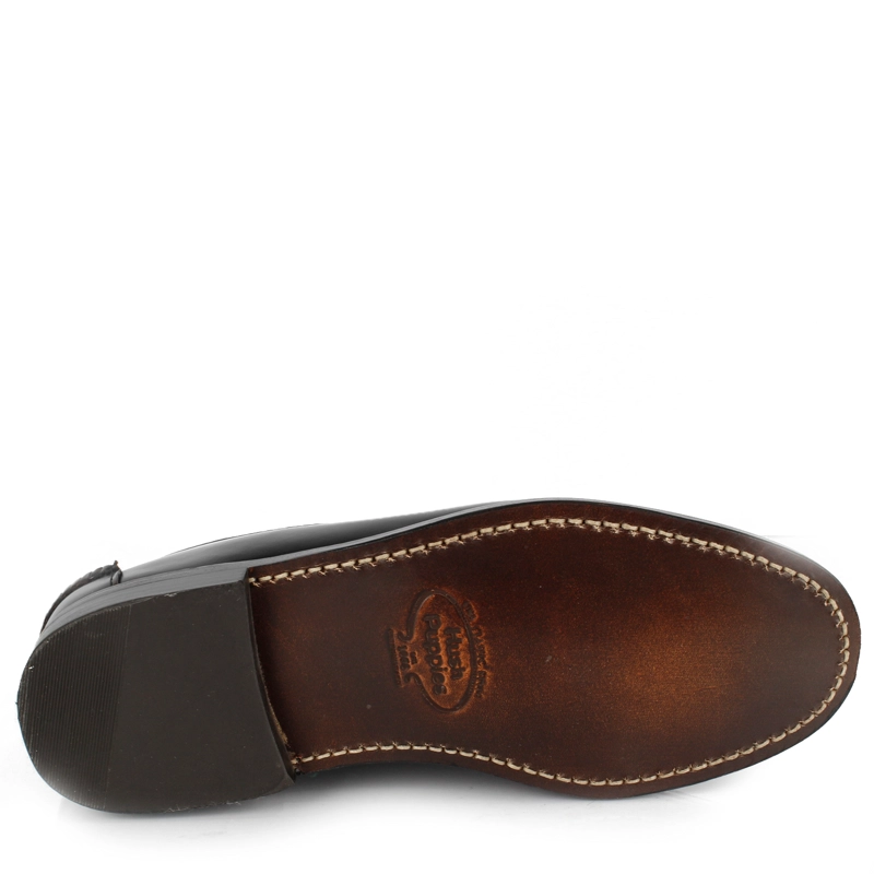 MOCASIN CUERO PRADA EN COLOR NEGRO - 8