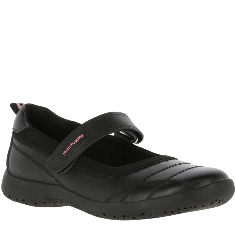 GUILLERMINA NIÑA CUERO LOLLY NEGRO - 1