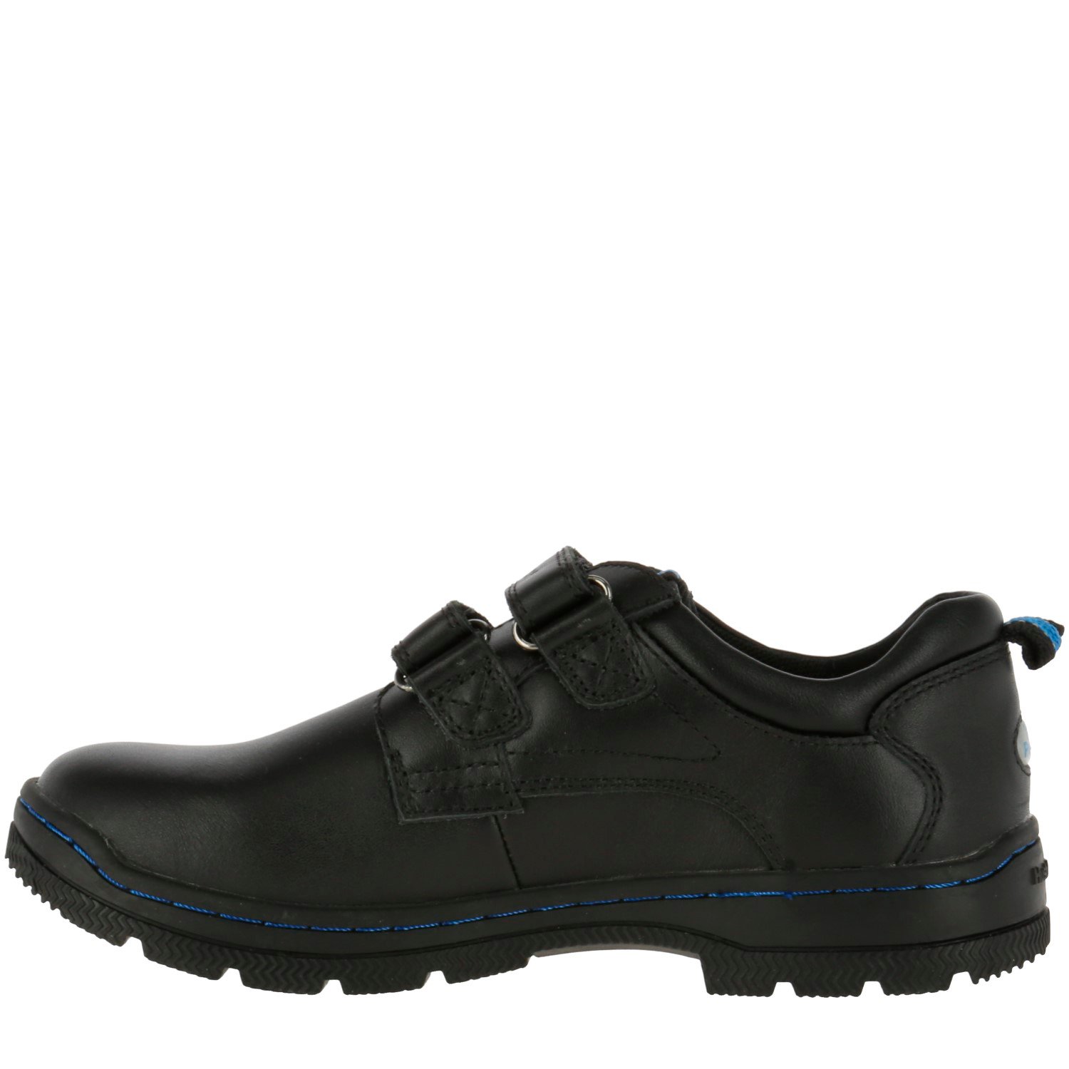 ZAPATO NIÑO CUERO NEW I WORK VELCRO NEGRO - 3