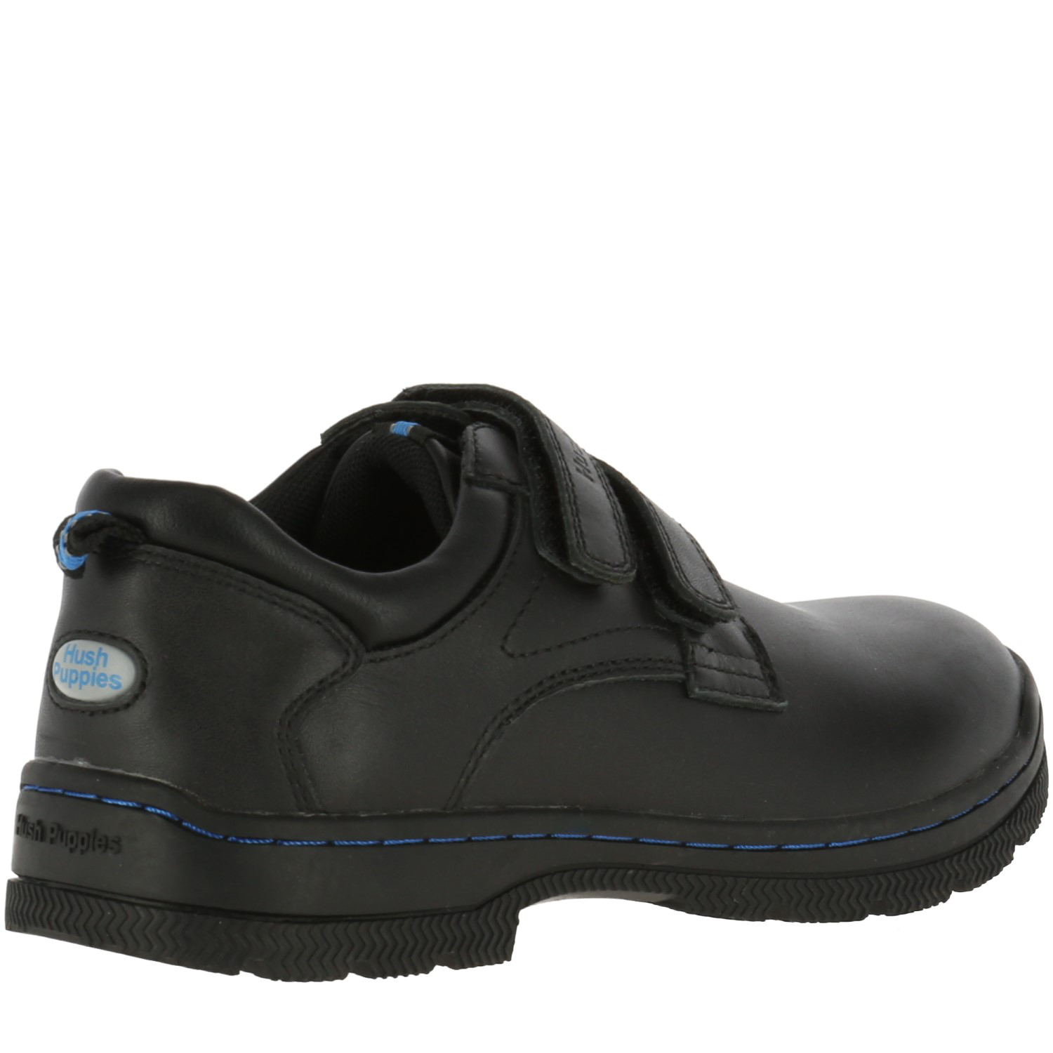 ZAPATO NIÑO CUERO NEW I WORK VELCRO NEGRO - 5