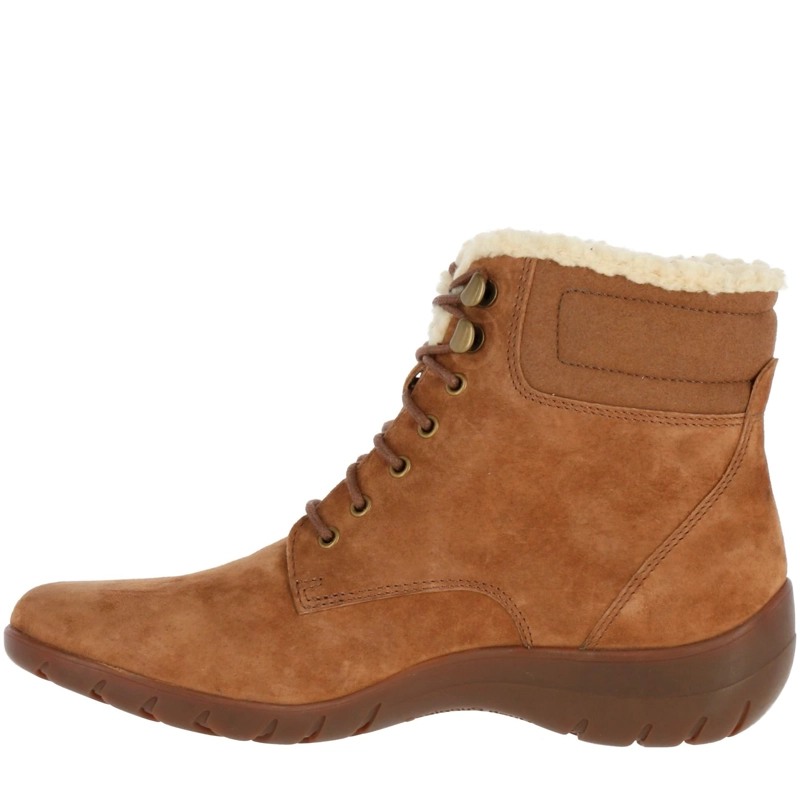 BOTIN CUERO MUJER LUK MARRON - 3