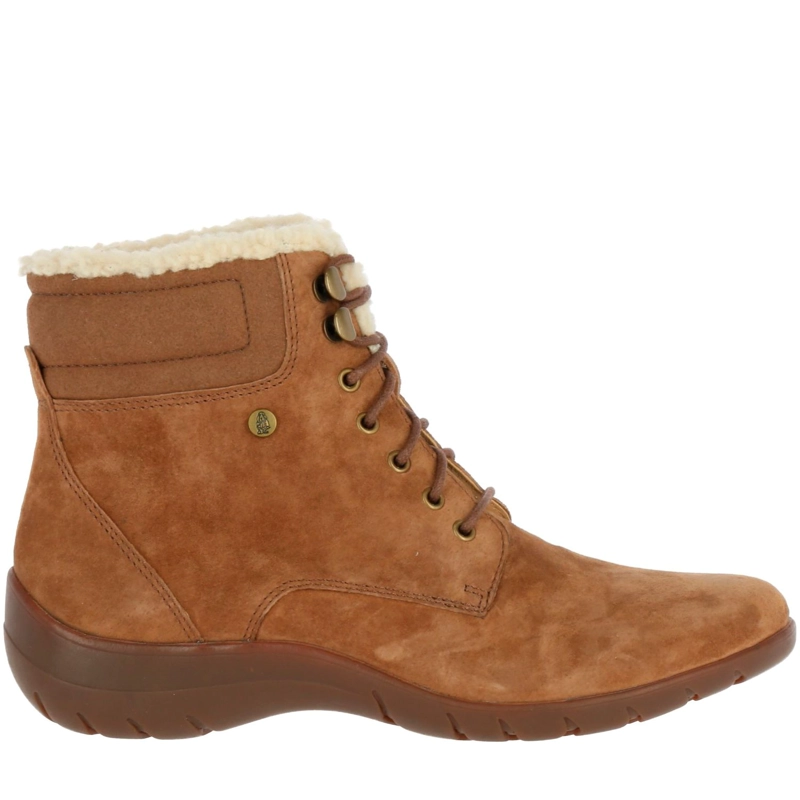 BOTIN CUERO MUJER LUK MARRON - 4