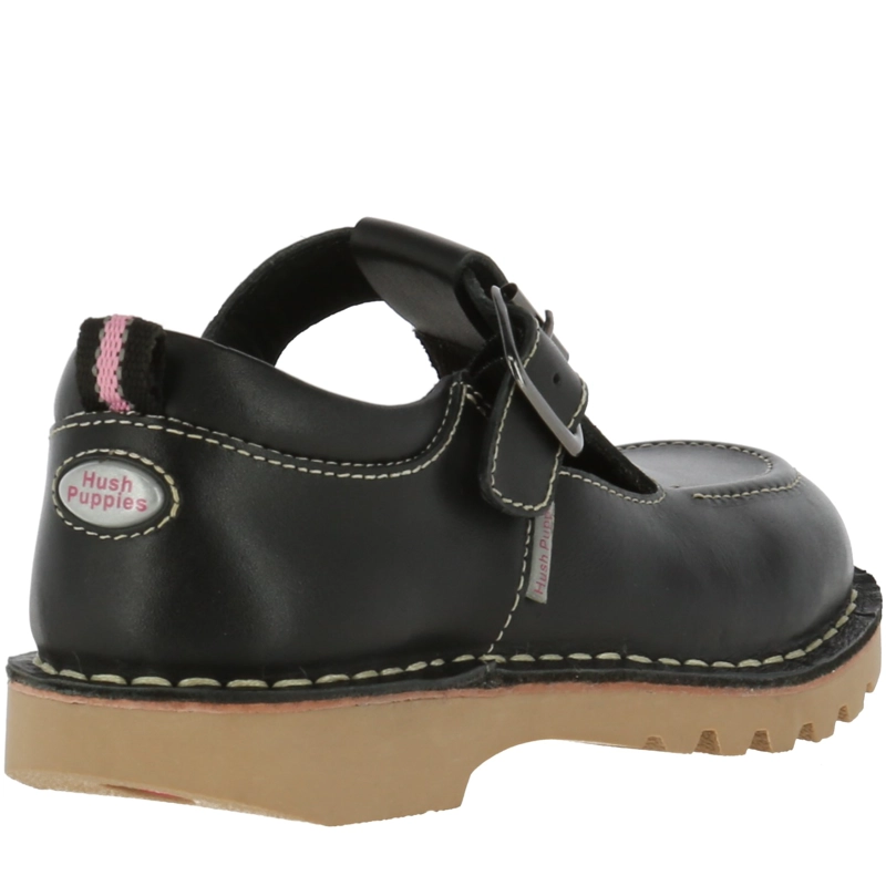 GUILLERMINA NIÑA CUERO SPRING T-STRAP NEGRO - 5
